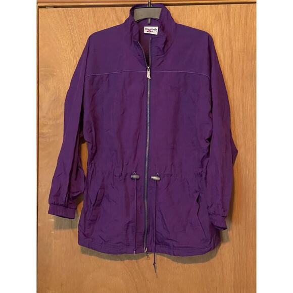 Vintage 1990s Reebok Windbreaker Nylon Lightweight‎ Jacket Womens Sz S Retro 90s - Picture 1 of 4